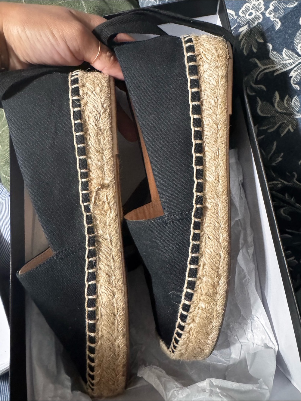 J Crew Canvas Espadrille Flat - Picture 7 of 8